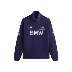 Флисовая толстовка X Bmw с молнией на четверть KITH, фиолетовый
