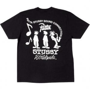 Футболка Patta Co-branded Edition унисекс Stussy, белый
