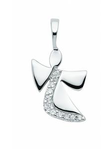 Adeliás Женский кулон из серебра 925 пробы с кубическим цирконием в серебряной оправе