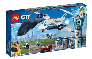 Конструктор City Group, Air Police Base, пластиковые строительные блоки, 301-600 деталей, 60210 LEGO