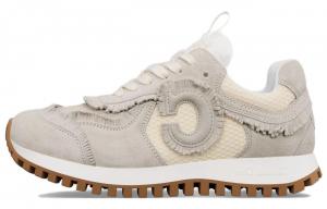 Диоровские низкие кеды женские Ecru