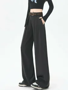 Заправленные широкие брюки Женские брюки Doux Belle, цвет Gray