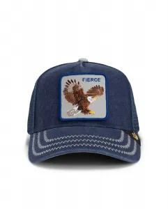 Мужская бейсболка с нашивкой спереди Goorin Bros, темно-синий