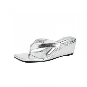 Женские шлепанцы, серебристые TATAYA, Silver