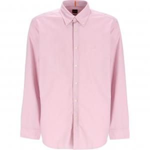 HUGO BOSS Мужская розовая рубашка