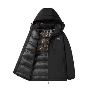 Jeep Пуховик Unisex, Pure Black