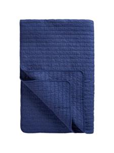 Хлопковое одеяло с вышивкой крестиком цвета индиго IB Laursen