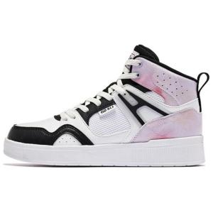 QIAODAN Нескользящие износостойкие высокие кроссовки для скейтбординга женские белые черные розовые