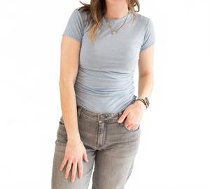 Иззи плиссированная детская футболка в сером цвете PROJECT SOCIAL T, серый