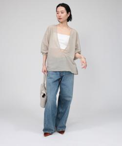 Короткая майка с подкладкой в виде телекоммуникационного элемента Babylone, цвет White 10