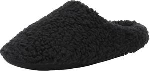 Мужские шлепанцы KingSize с меховой подкладкой, черный