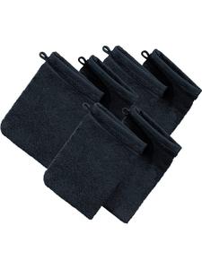 Erwin Müller Махровые рукавицы для мытья посуды, 6 штук, Heidelberg, черного цвета