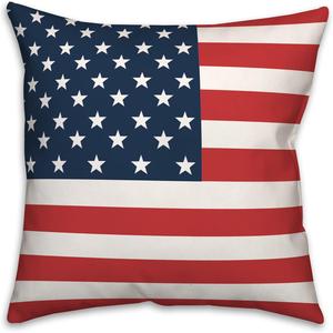 Creative Products Декоративная подушка с флагом, красная Simple Flag