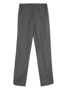 Укороченные брюки в тонкую полоску RHUDE, серый