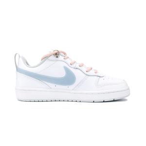 Кроссовки Nike Court Borough Skateboarding Shoes Women's Low-top White/Blue/Pink, белый