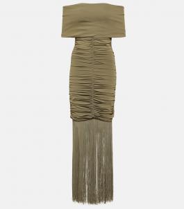 Платье макси Jacinta KHAITE, зеленый