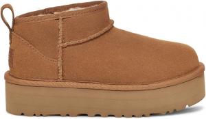 UGG girls K Classic Ultra Mini Platform, Chestnut