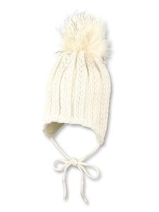 вязаная шапка цвета экрю Sterntaler