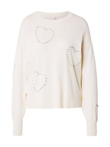 ONLY Свитер 'ONLBee' из шерсти белый