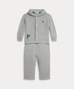 Комплект из куртки и брюк с ребристым принтом (Baby) Estate Polo Ralph Lauren, цвет 020 Gray