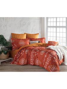 Постельное белье Elizabed Renforcé Set Talas, цвет orange/weiß