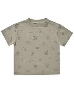 Футболка свободного кроя Rylee + Cru Collective, синий