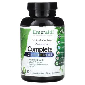 Добавка Emerald Laboratories CoEnzymated Complete Clinical + Multi, 120 растительных капсул