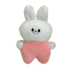 1 упаковка плюшевых кукол Smiley Bunny высотой 18 см MAOGEGE, розовый