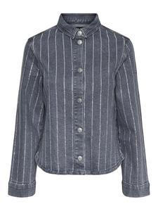 Рубашка Pieces, серый деним