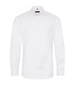 Мужская повседневная рубашка, вневременной дизайн. Eterna, белый