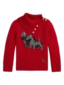 Джемпер с высоким воротником POLO RALPH LAUREN KIDS, красный
