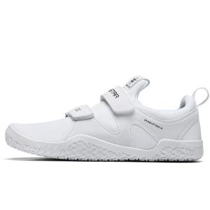 LARA STAR Скользоустойчивые износостойкие дышащие низкие кроссовки унисекс белые широкий крой удобная посадка с мешком для обуви