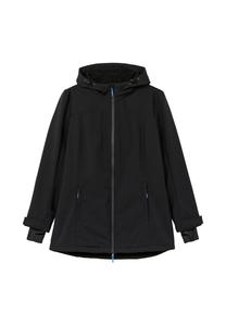 Функциональная парка с капюшоном, дышащая, ветро- и водоотталкивающая Sheego, черный