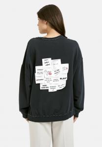 Толстовка Smith&Soul IM USED LOOK MIT BACKPRINT, Black