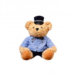 Плюшевый мишка полицейский AIQINGCAOZHILIANWANJU, плюшевая игрушка, 30см/40см AIQINGCAOZHILIAN(WANJU)