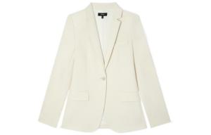 Адмирал креповый базовый блейзер THEORY, Ecru