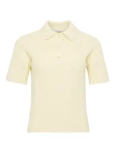 Топ-поло с косичной вязкой JW ANDERSON, нейтральный