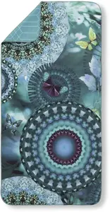 Набедренное дорожное полотенце "Лучано", (1 шт.), мандала Hip 50х100 см (1 шт.), цвет Petrol