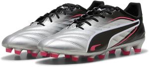 Футбольные бутсы Puma HG/AG King Pro, белый/черный/серебряный