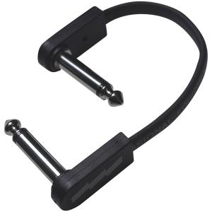 EBS PCF-DL Deluxe Плоский патч-кабель EBS 3,94 дюйма, черный и серебристый