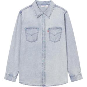 Levis Мужская рубашка светло-голубого цвета