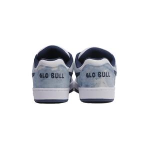 Кроссовки для скейтборда унисекс с низким верхом, джинсовые, синий Glo Bull