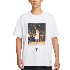 Nike Футболка мужская белая с круглым вырезом Moderate