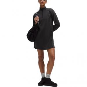 Женское платье Softstreme с длинными рукавами Lululemon, черный/blk