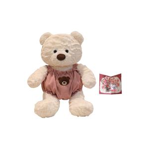 Плюшевый мишка Healing Bear очаровательная игрушка плюшевая кукла высота 38см Tak Bebe, розовый