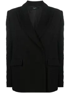 Однобортный пиджак AMIRI, черный