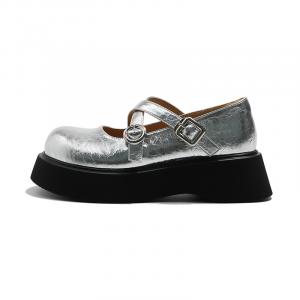 Туфли Мэри Джейн женские MIS. DANNY, Silver