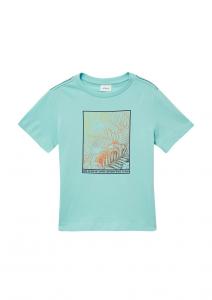 Рубашка s.Oliver, бирюзовый