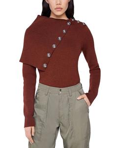 Свитер из мериносовой шерсти Rabanne, красный