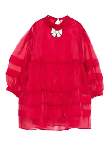 Шелковое платье Simonetta, красный